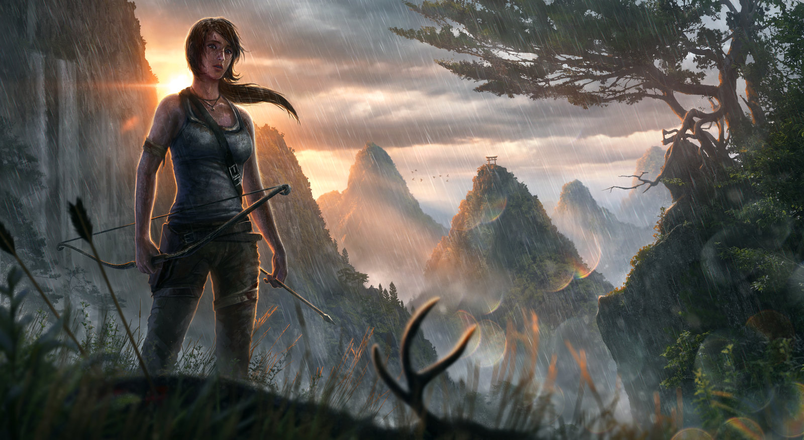 古墓丽影怎么从另一边拿到油桶