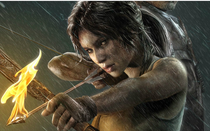 古墓丽影怎么从另一边拿到油桶