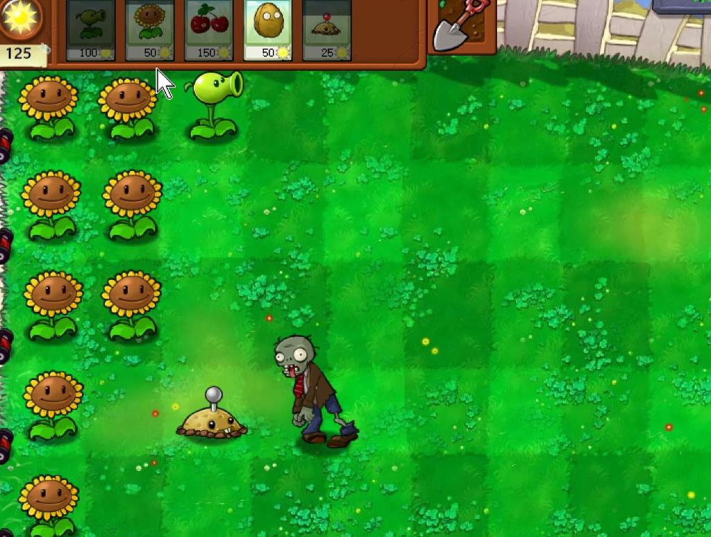 植物大战僵尸里跳跳的僵尸怎么过