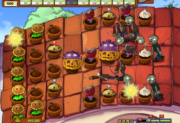 植物大战僵尸跳跳僵尸用什么植物