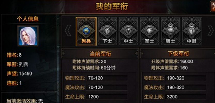 全民奇迹军衔怎么升级快