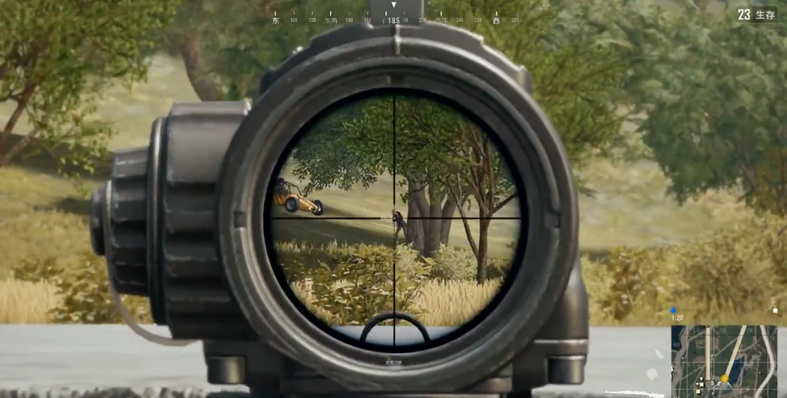 绝地求生枪械变大时什么