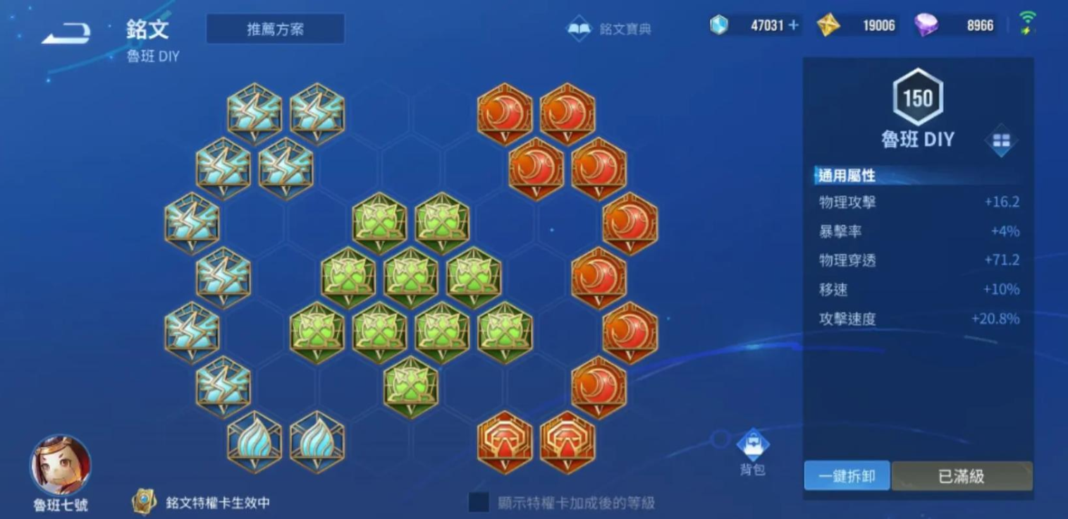 王者荣耀鲁班铭文出装怎么做
