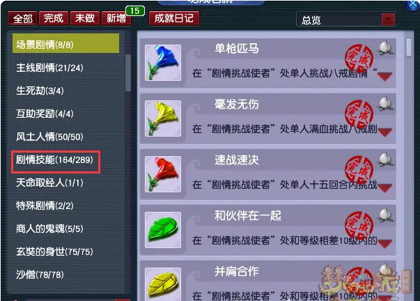 梦幻西游什么成就好获得
