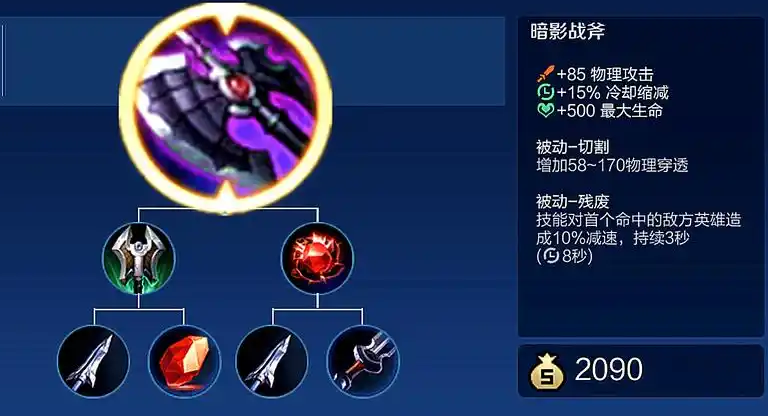 王者荣耀花木兰完美出装是什么