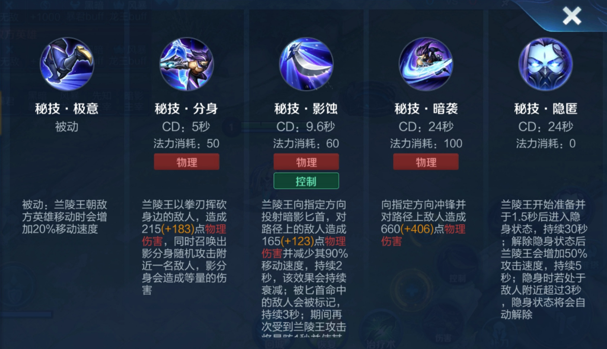王者荣耀辅助兰陵王怎么出装