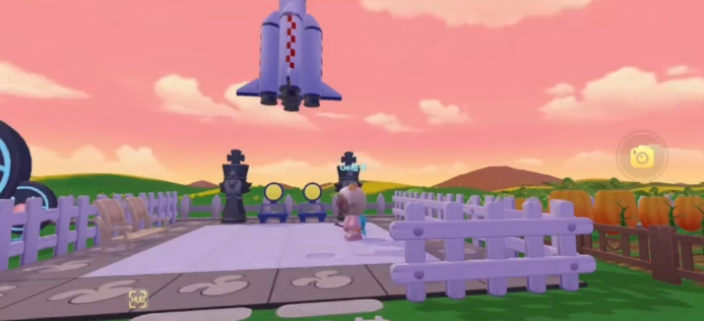 摩尔庄园火箭怎么悬空放置