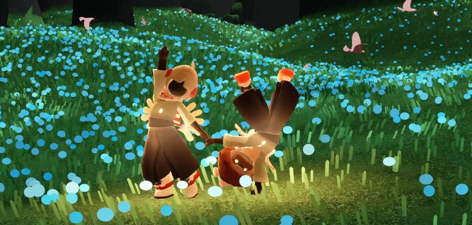 光遇星盘怎么牵手