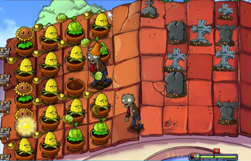 植物大战僵尸95版5-3怎么过 植物大战僵尸95版5-3怎么过