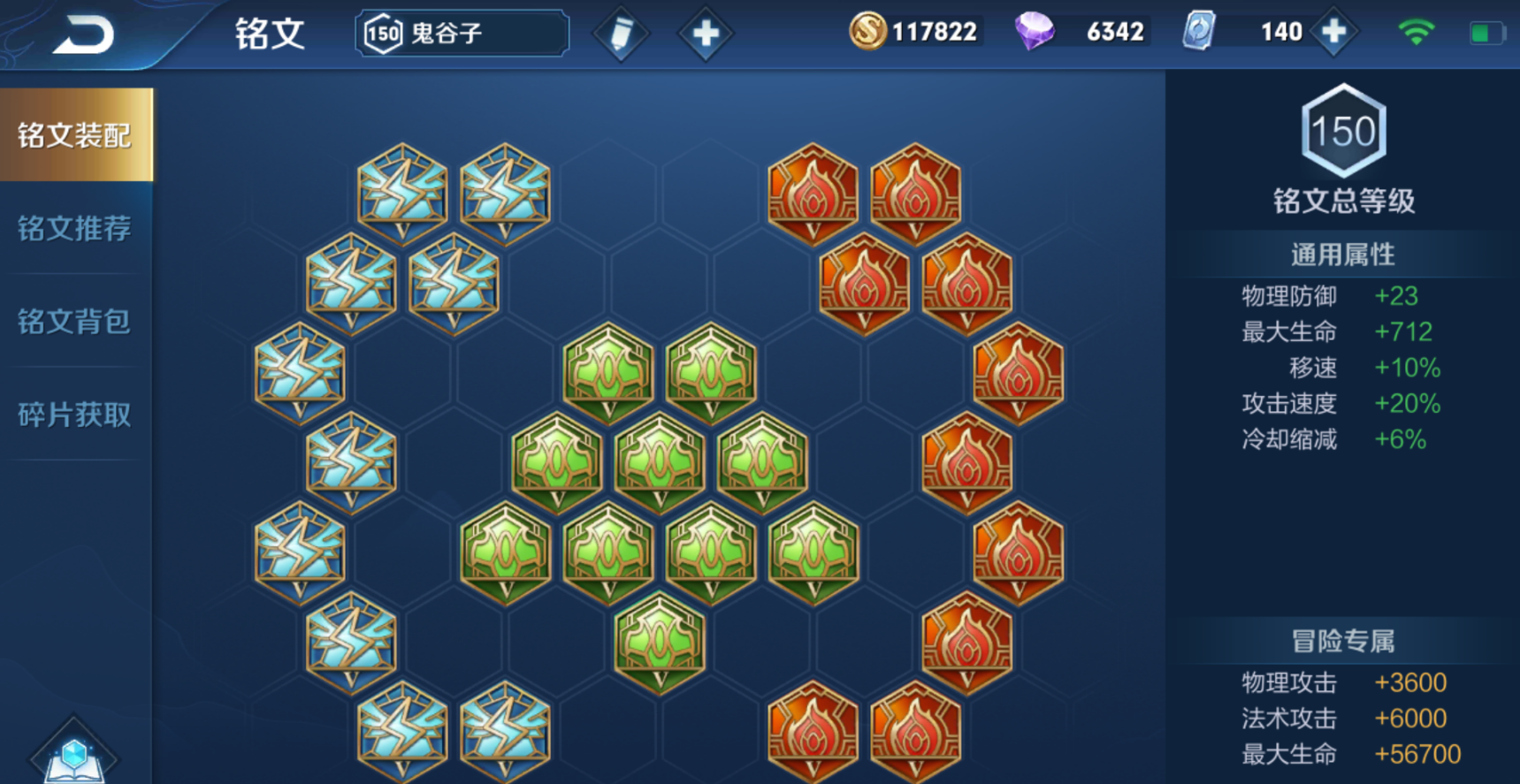 王者荣耀鬼谷子出装铭文出什么