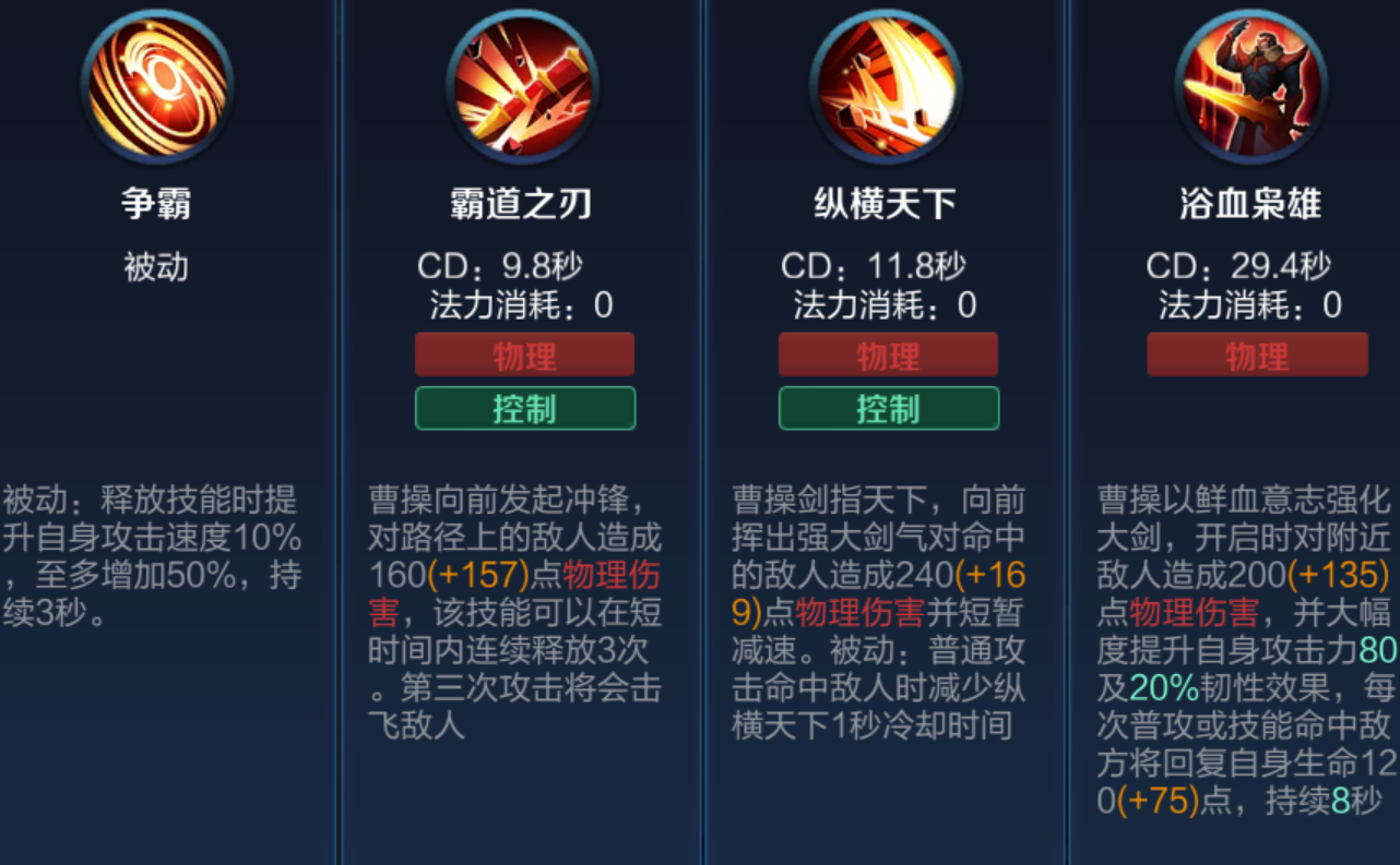 王者荣耀曹操出装1v1怎么搭配