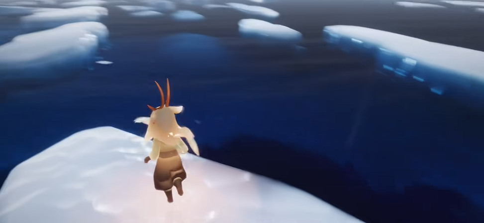 光遇晨岛云中的小岛怎么上去