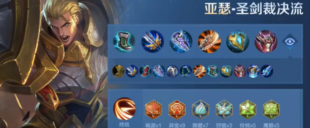 王者荣耀铭文和出装是什么