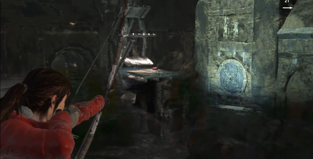 古墓丽影崛起古代蓄水池怎么玩