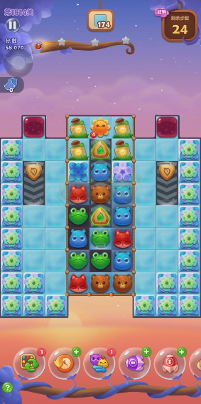 开心消消乐1814关怎么过关