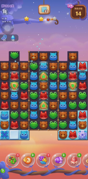 开心消消乐1814关怎么过关