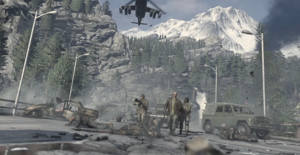 使命召唤4空中支援怎么过