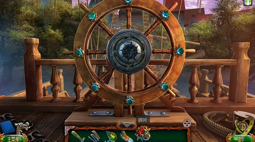 密室逃脱18船舵旋转晶体怎么过