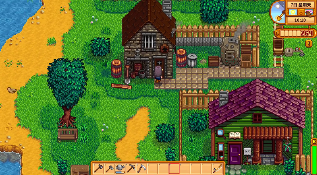 星露谷物语铁匠铺在哪