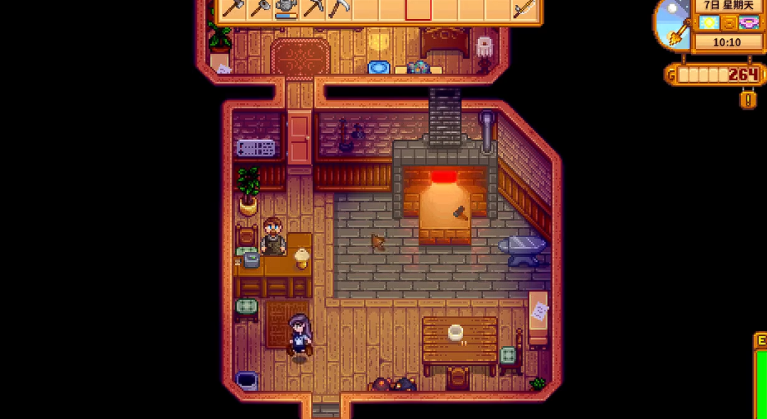 星露谷物语铁匠铺在哪