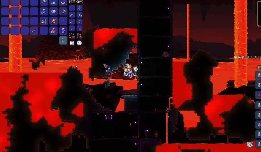 泰拉瑞亚地狱蝴蝶怎么抓