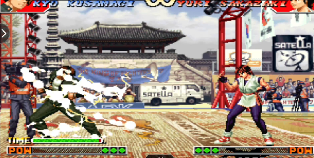 拳皇97倒地后怎么防守