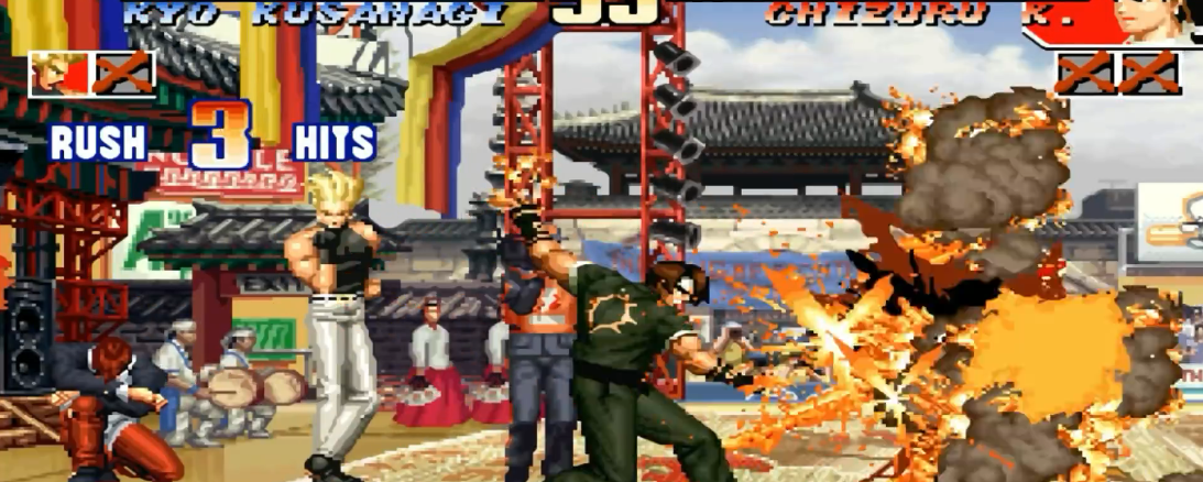 拳皇97倒地后怎么防守