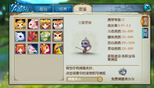 诛仙手游天音用什么宠物