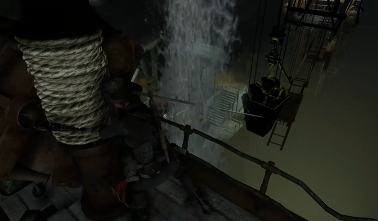 古墓丽影矿坑水门怎么过