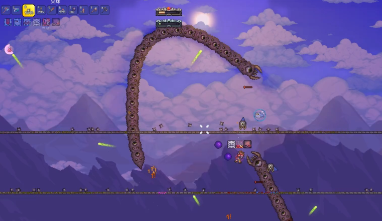 泰拉瑞亚用什么打世界吞噬者