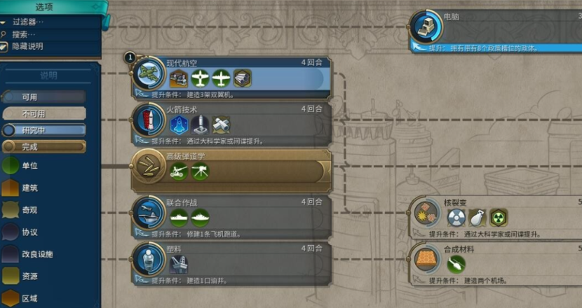 文明6市政树怎么升级快