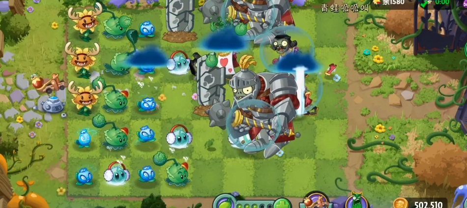 植物大战僵尸2怎么冻结僵尸