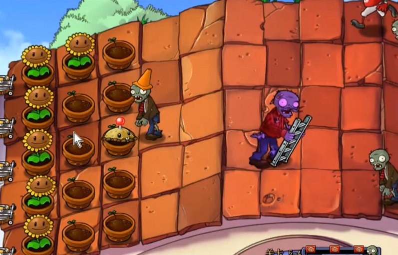 植物大战僵尸95版5-4怎么过