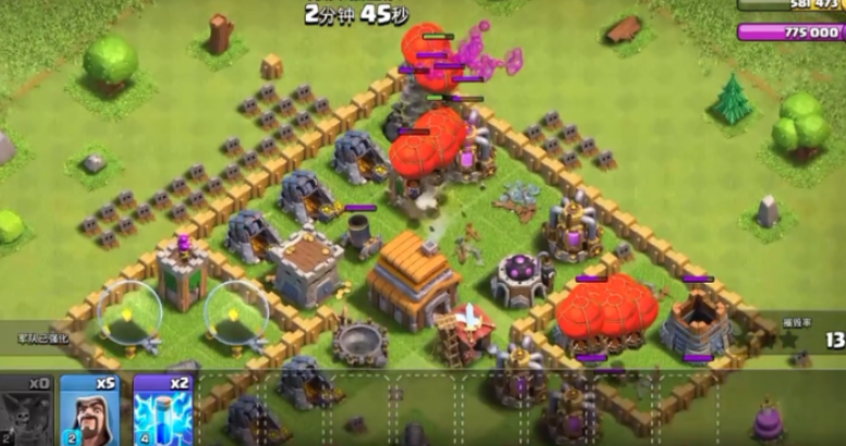 部落冲突怎么打空中防御