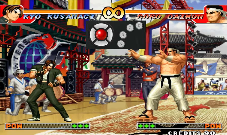 拳皇97火神怎么连招