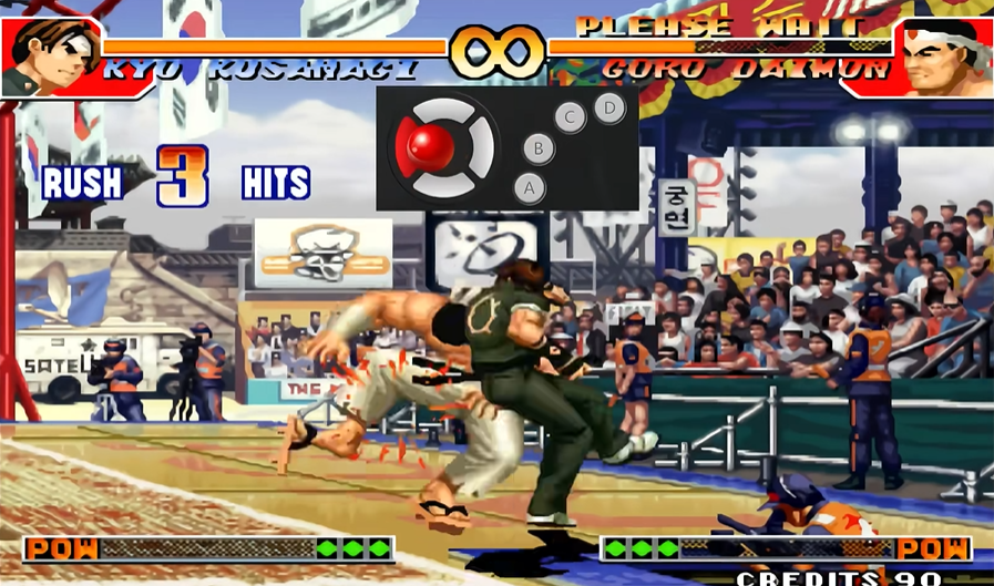 拳皇97火神怎么连招