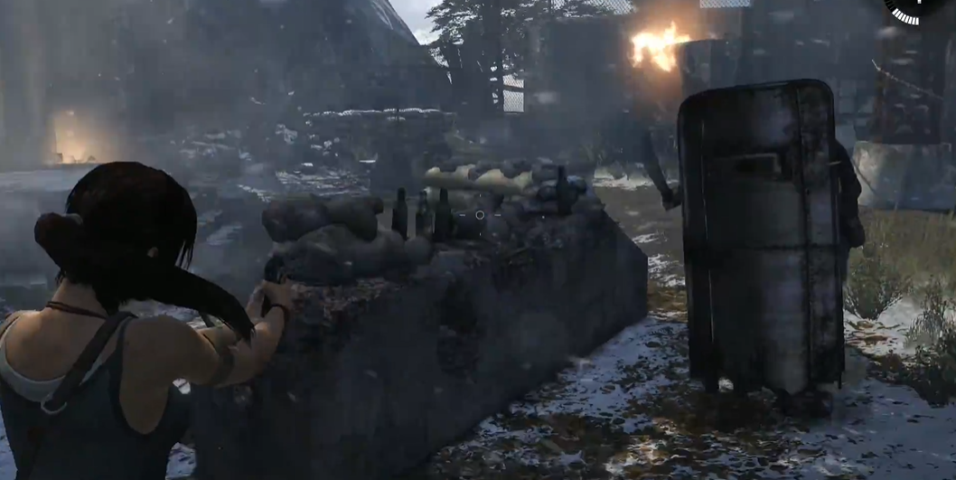 古墓丽影9盾牌兵怎么打