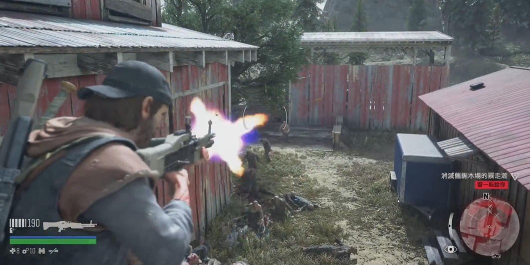 往日不再伐木场尸潮怎么打