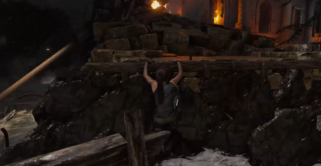 古墓丽影灭顶洪流怎么过