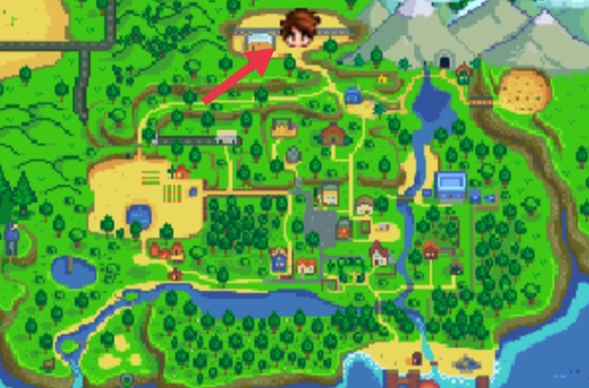 星露谷物语火车站台在哪