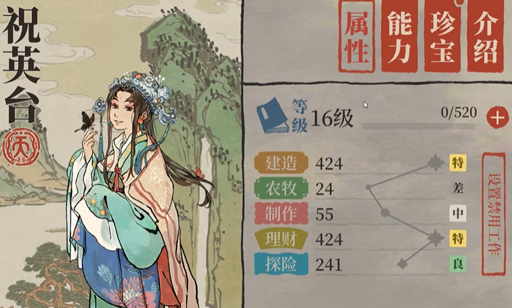 江南百景图祝英台培养吗