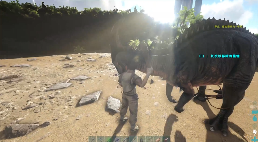 方舟生存进化副栉龙怎么驯服