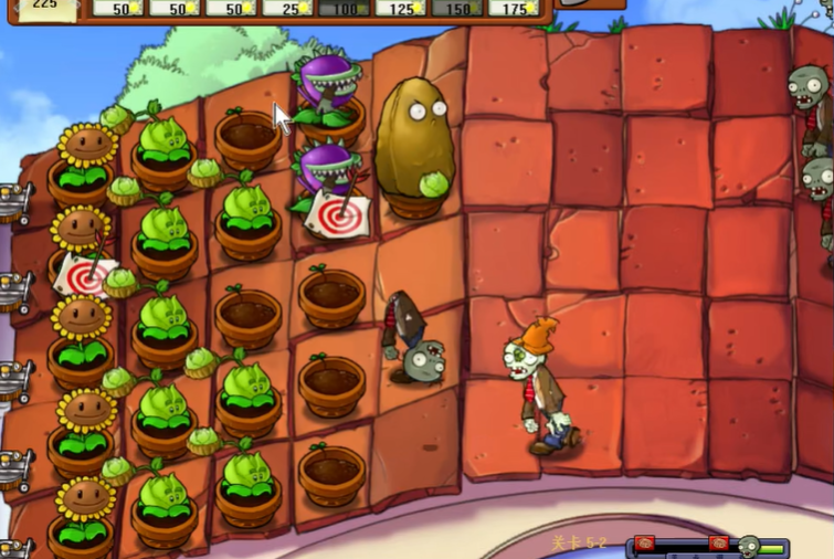 植物大战僵尸95版5-2怎么打 植物大战僵尸95版5-2怎么打